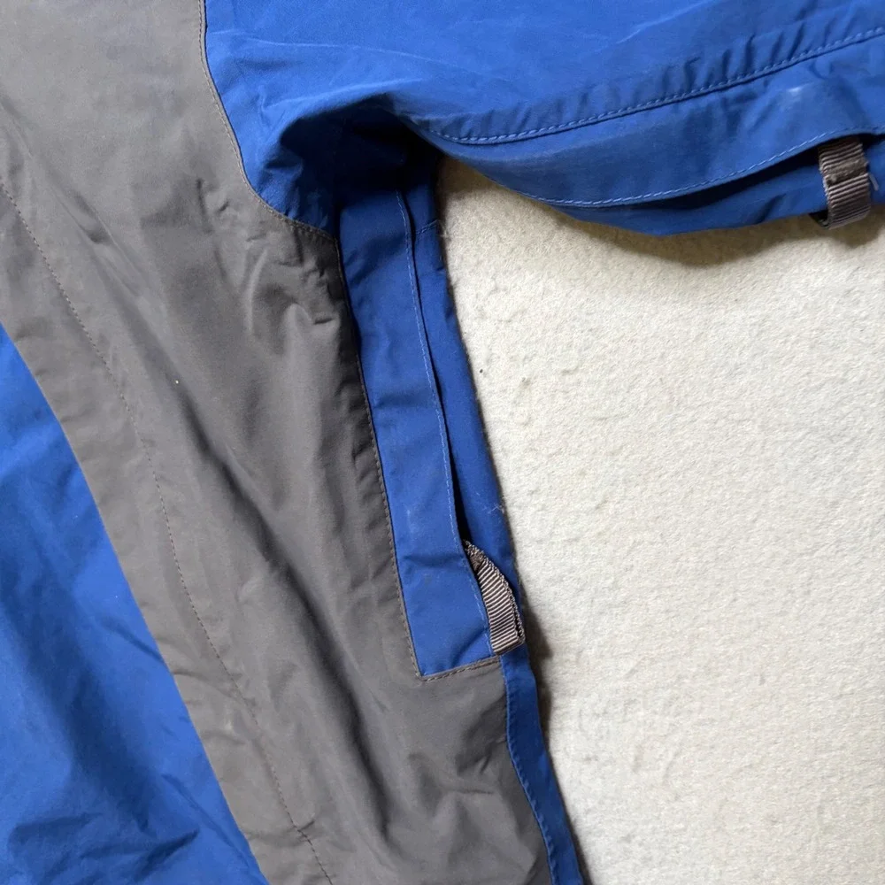 The North Face Mountain Jacket Mens M Blue Gore-Tex Vintage 90s Waterproof Shell